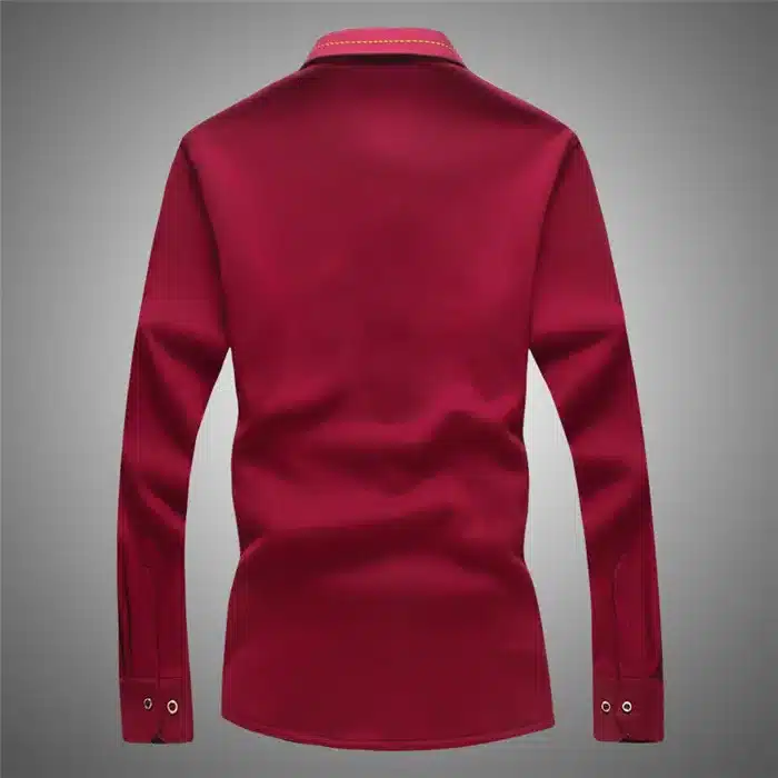 Loldeal Flannel Shirt Men Winter Shirts Men christmas Shirt Men's Plaid Warm Camisas Long Sleeve Winter Slim Dress Shirt 27