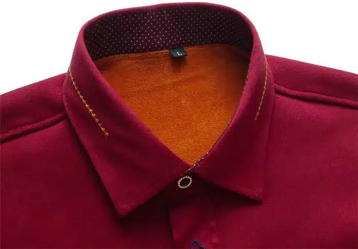 Loldeal Flannel Shirt Men Winter Shirts Men christmas Shirt Men's Plaid Warm Camisas Long Sleeve Winter Slim Dress Shirt 28