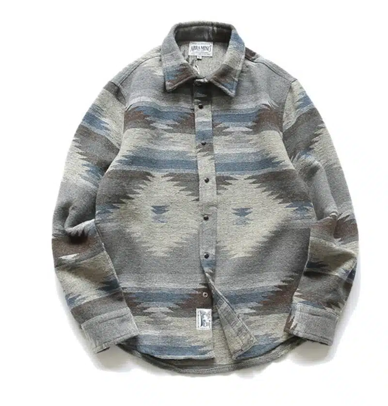 2018 Long Sleeve Flannel Shirt Men Vintage Casual Hip Hop Mens Shirts Palace Streetwear Punk Rave Fashion Vestido Man Blouse 8