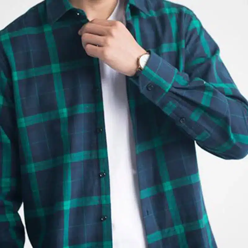 2018 Hot Sale Fashion Men Long Sleeve Thicken Warm Casual Shirts,Plaid Flannel Cotton Slim Fit Shirts Camisa Plus Size S-4XL 26