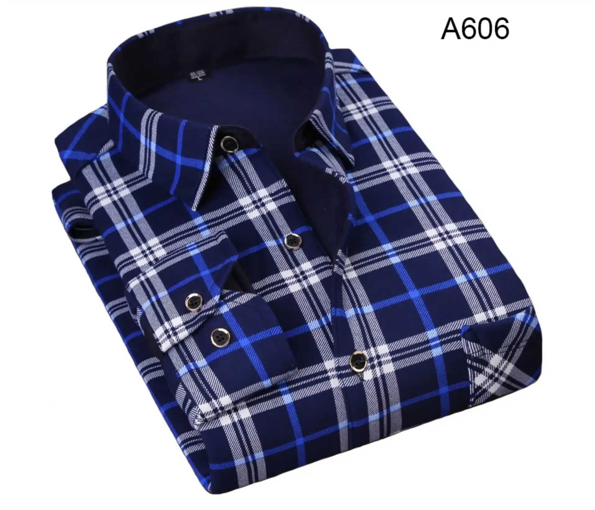 NIGRITY 2018 Autumn Winter Men's Long Sleeve Plaid warm Thick Fleece lining Shirt fashion soft Casual flannel plus size L-4XL 42