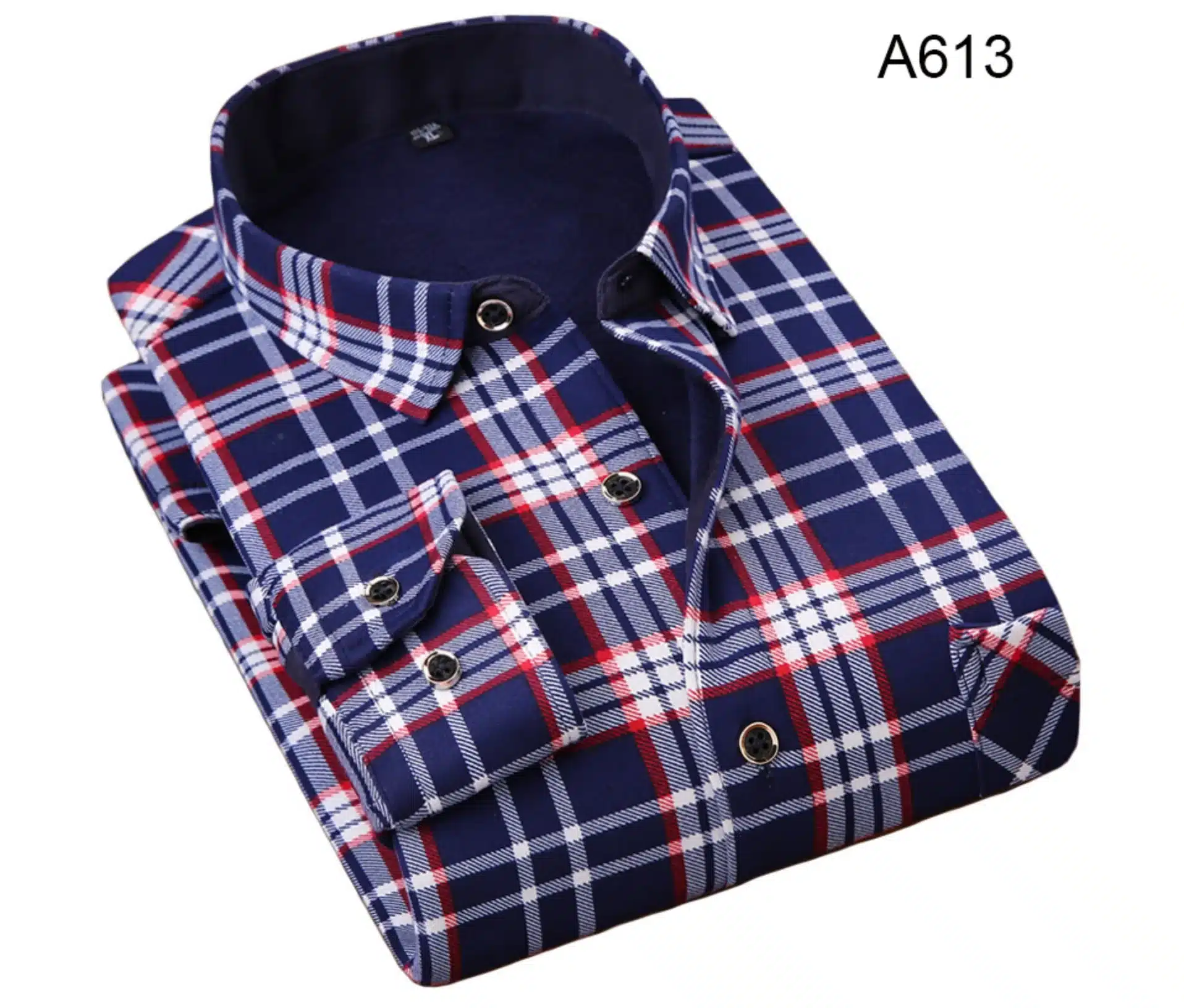 NIGRITY 2018 Autumn Winter Men's Long Sleeve Plaid warm Thick Fleece lining Shirt fashion soft Casual flannel plus size L-4XL 50