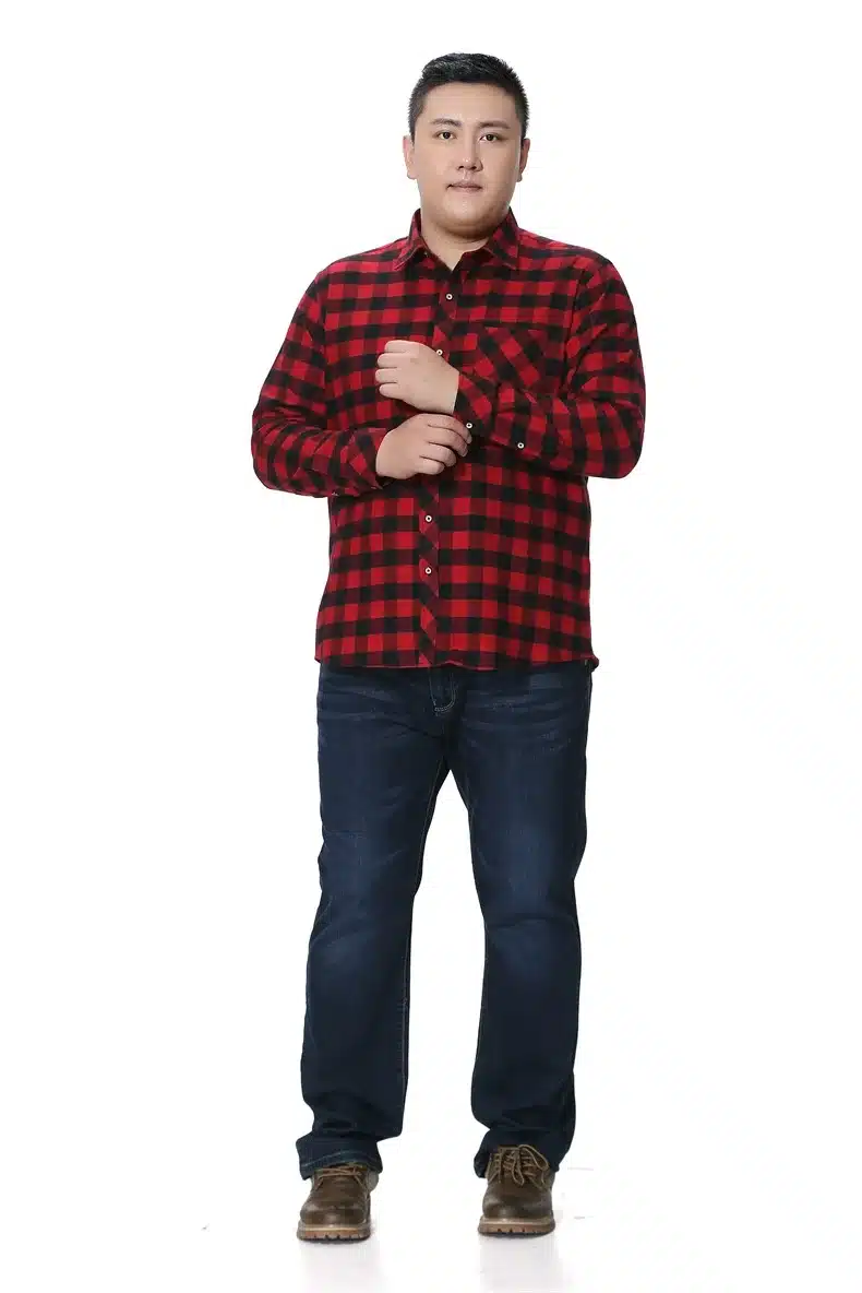 Plus Size 5XL 6XL 7XL 8XL 100% Cotton Plaid Casual Shirt Men Long Sleeved New Spring Busine Big Large High Quality Fashion 16