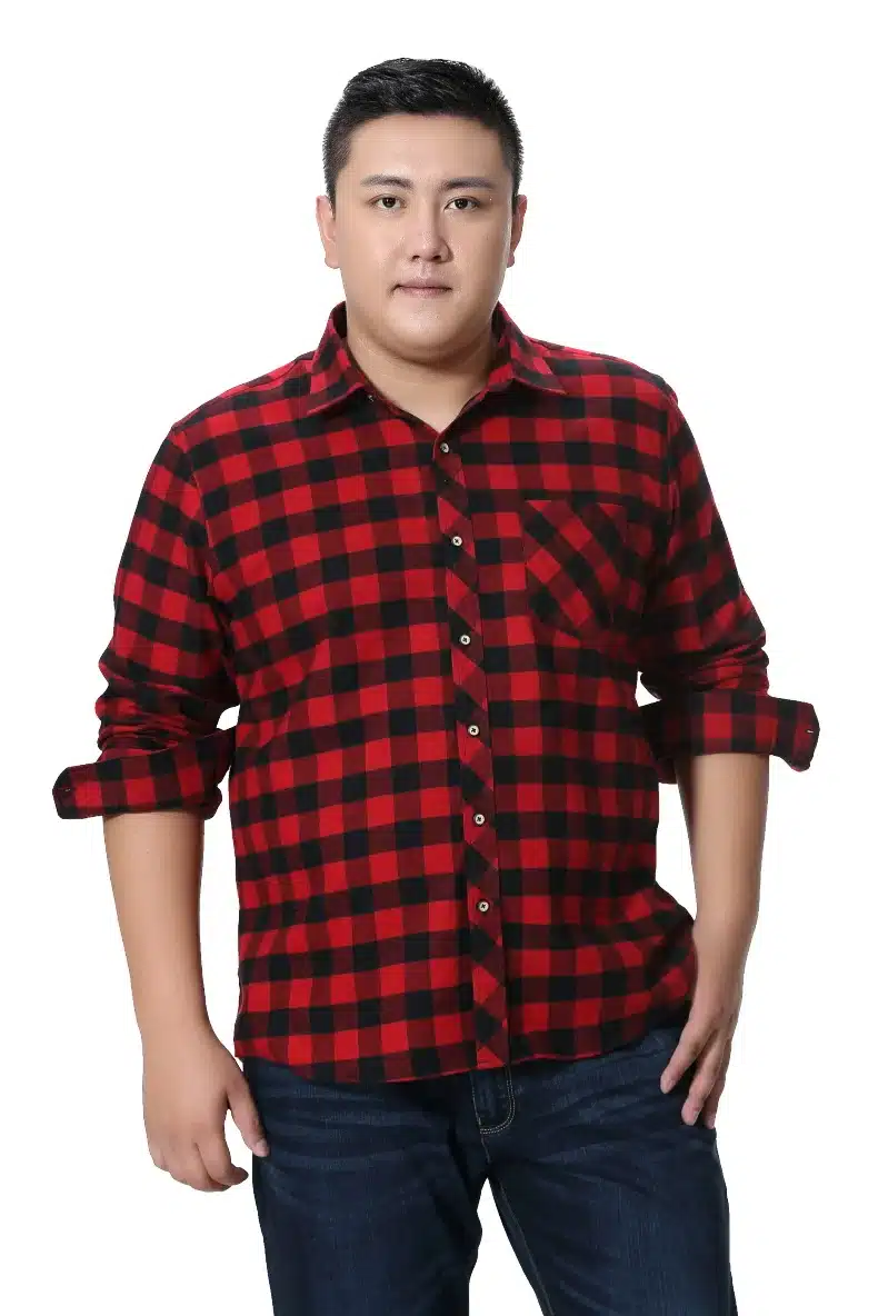 Plus Size 5XL 6XL 7XL 8XL 100% Cotton Plaid Casual Shirt Men Long Sleeved New Spring Busine Big Large High Quality Fashion 18