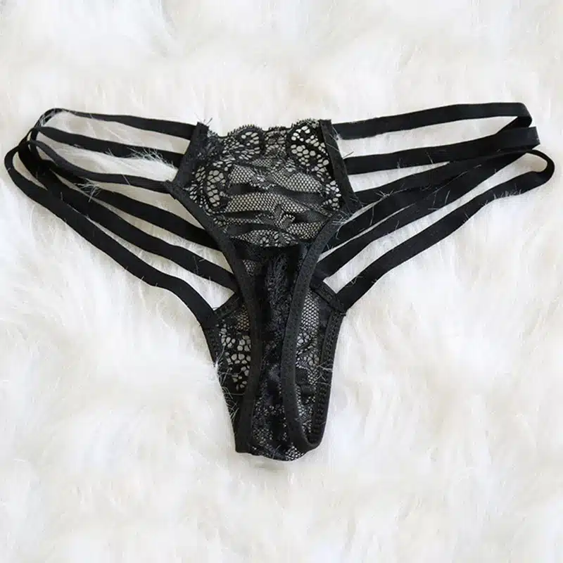 Translucent Bandage Lace Cross Belt Hollow Bra 2018 Sexy Lingerie Bra Set Intimates Ladies Underwear Set Lace Bra and Panty Set 12