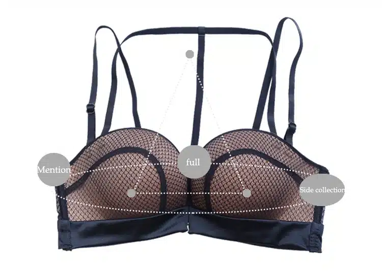 New Sexy Push Up Front Closure Lingerie Set Gathering Seamless underwear 3/4 cup brassiere Women Bralette bra and panties set 16
