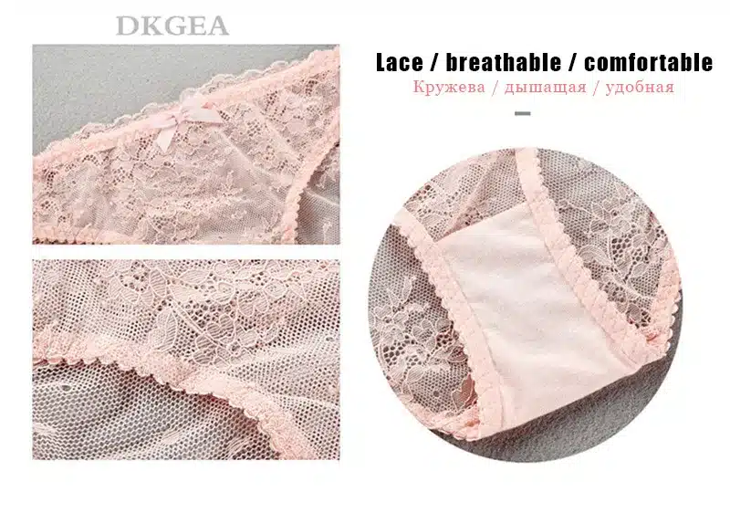 Ultrathin Underwear Set Plus Size 34 36 38 E Cup Sexy Bras Lingerie Lace Women Transparent Bra Set Pink Brassiere Half Cup White 15