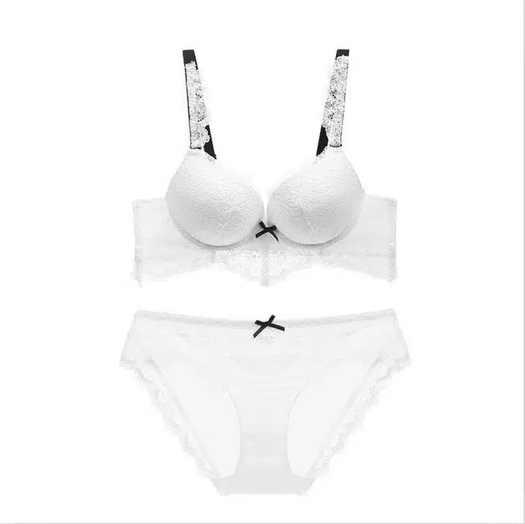 CINOON Sexy lace Underwear comfortable sexy side of the adjustable adjustable shoulder strap lingerie White black pink bra 17