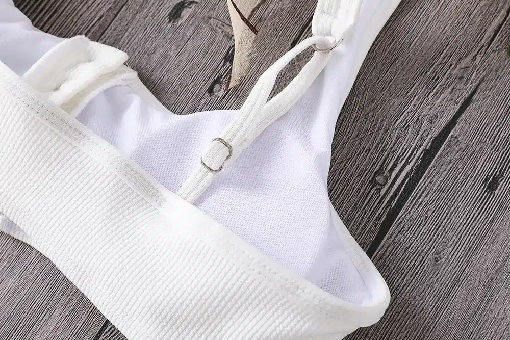 Lefeel 2018 Sexy Two Piece Bikini Set Solid Swimwear Low Waist Swimsuit Women Hot Sale Bikinis Bathing Suit Summer Biquini 44