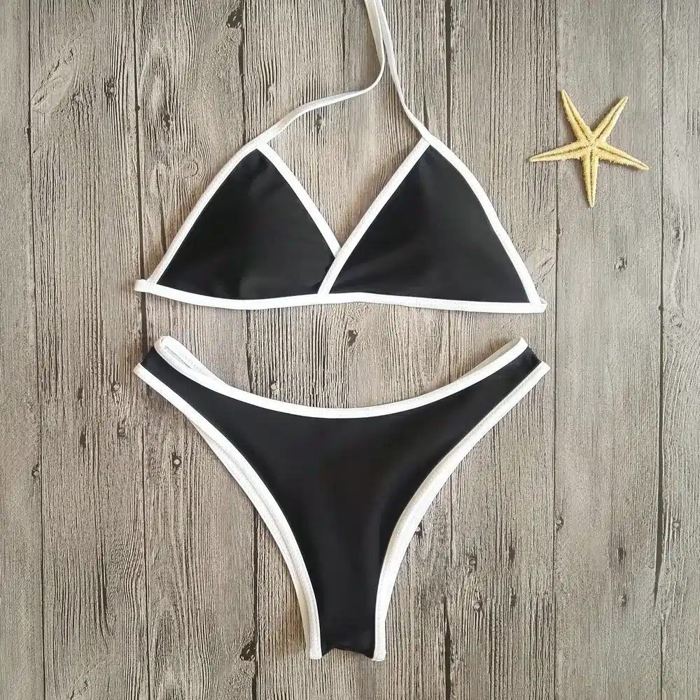 Halter patchwork bikini cross micro biquini swimsuit women tiny push up swimwear sexy switch bathing suit beach wear 18