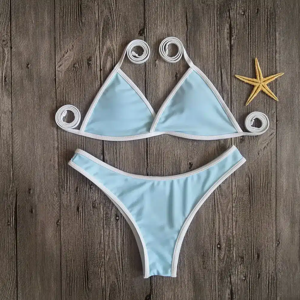 Halter patchwork bikini cross micro biquini swimsuit women tiny push up swimwear sexy switch bathing suit beach wear 21