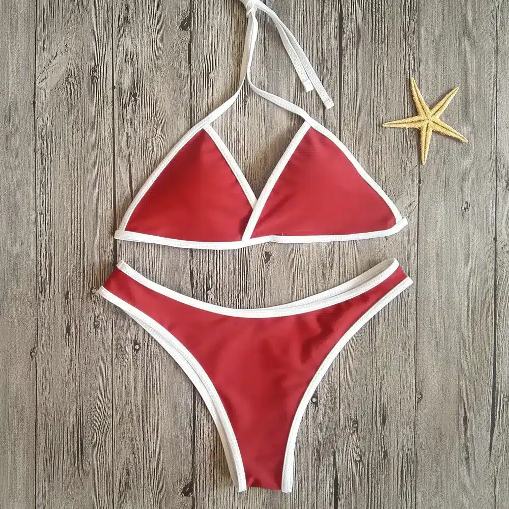 Halter patchwork bikini cross micro biquini swimsuit women tiny push up swimwear sexy switch bathing suit beach wear 27