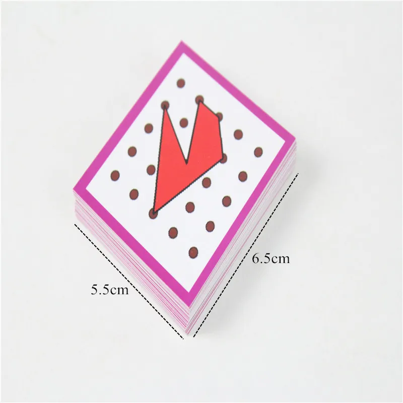 Baby Toy Montessori Creative Graphics Rubber Tie Nail Boards with Cards Childhood Education Preschool Kids Brinquedos Juguetes 6
