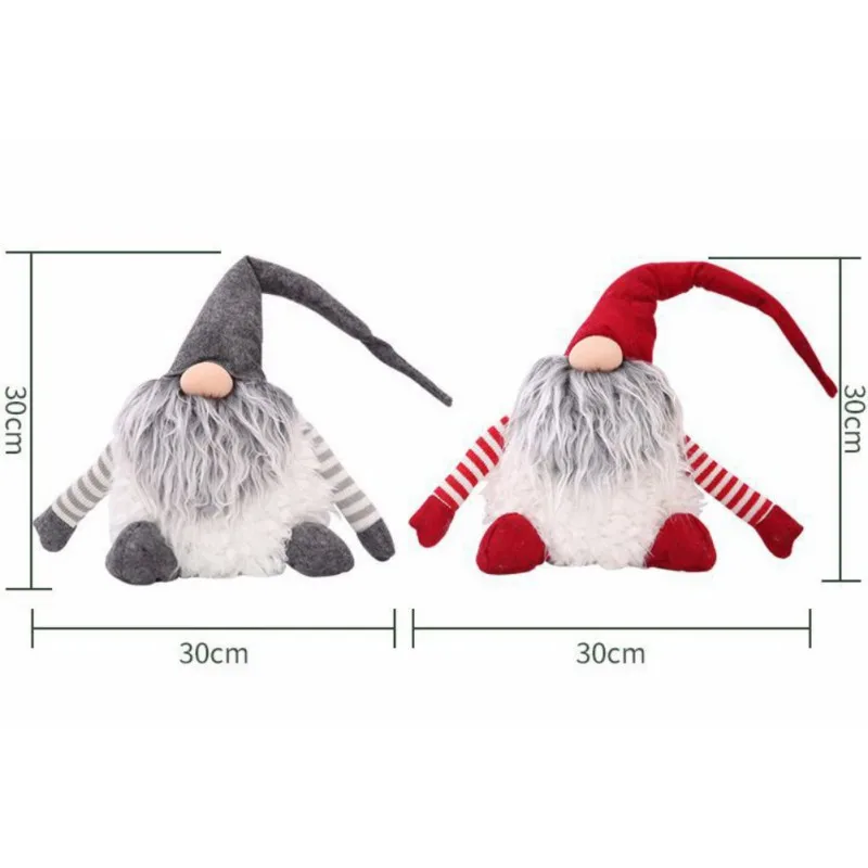 Handmade Swedish Tomte Christmas Decoration Santa Claus Scandinavian Plush Christmas Gnome Plush-Christmas Gift Birthday Present 11