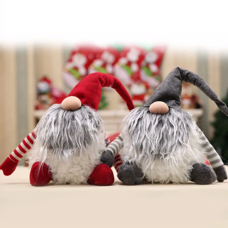 Handmade Swedish Tomte Christmas Decoration Santa Claus Scandinavian Plush Christmas Gnome Plush-Christmas Gift Birthday Present 14