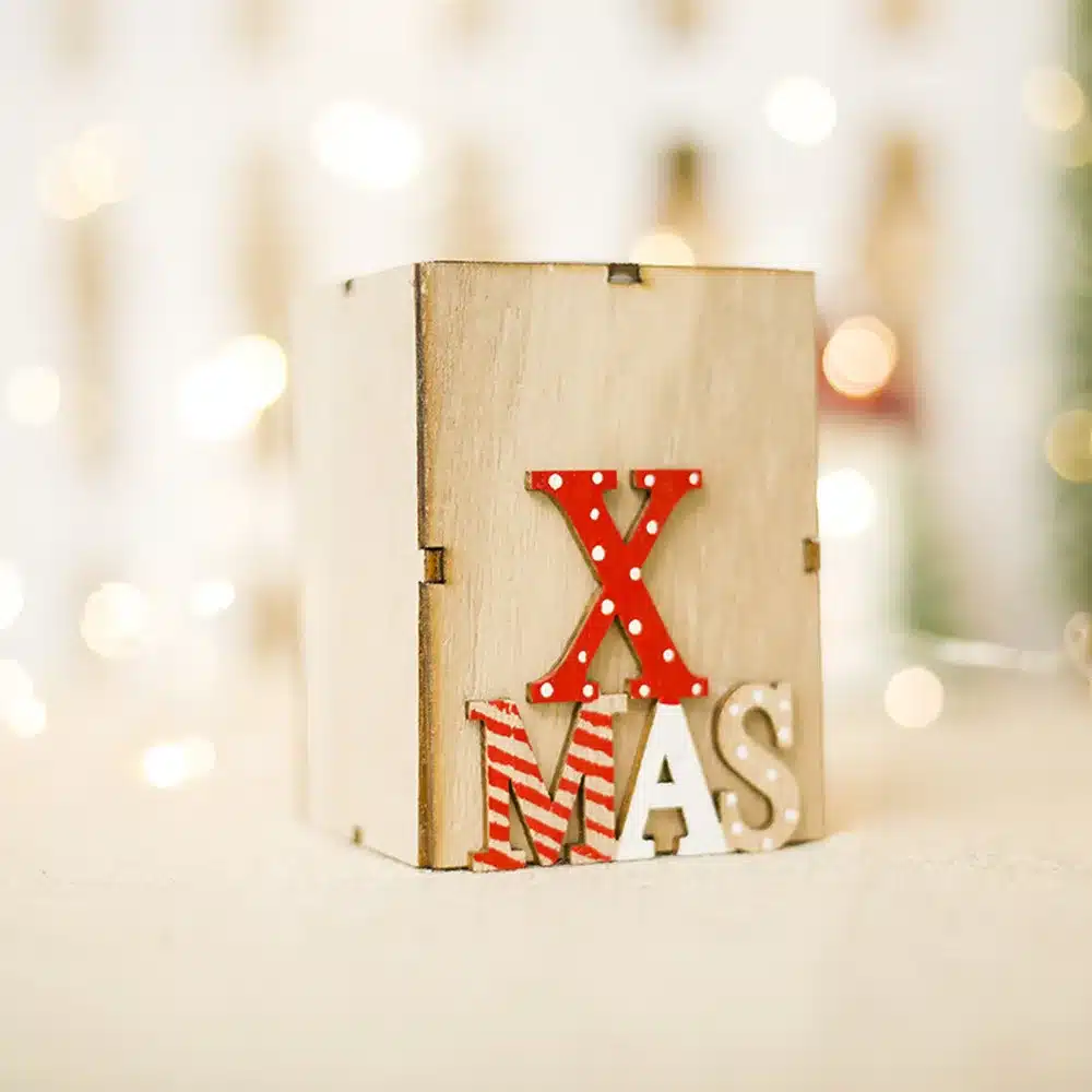 Navidad 2018 Wood Candle Holders Tealight Candlesticks Lantern Vintage Christmas Decorations for Home New Year Party Decor Gifts 15