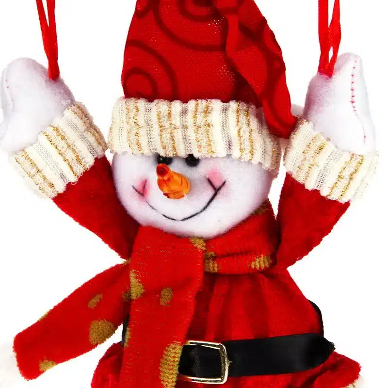 Christmas Home Ceiling Decorations Parachute 24cm Santa Claus Smowman New Year Hanging Pendant Christmas Decoration Supplies 18