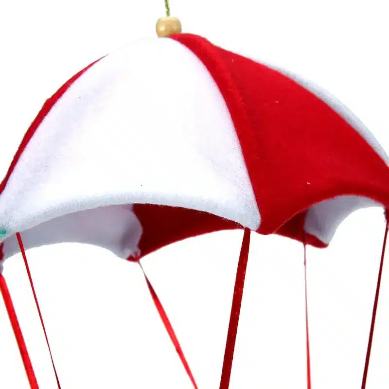 Christmas Home Ceiling Decorations Parachute 24cm Santa Claus Smowman New Year Hanging Pendant Christmas Decoration Supplies 19