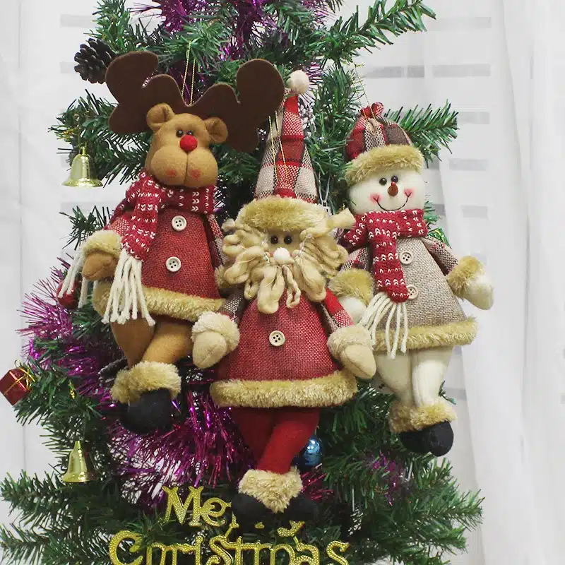 New Year Christmas Decorations for Home Santa Snowman Pendant Christmas Ornaments Merry Christmas Tree Decorations Chrismas Toys 9