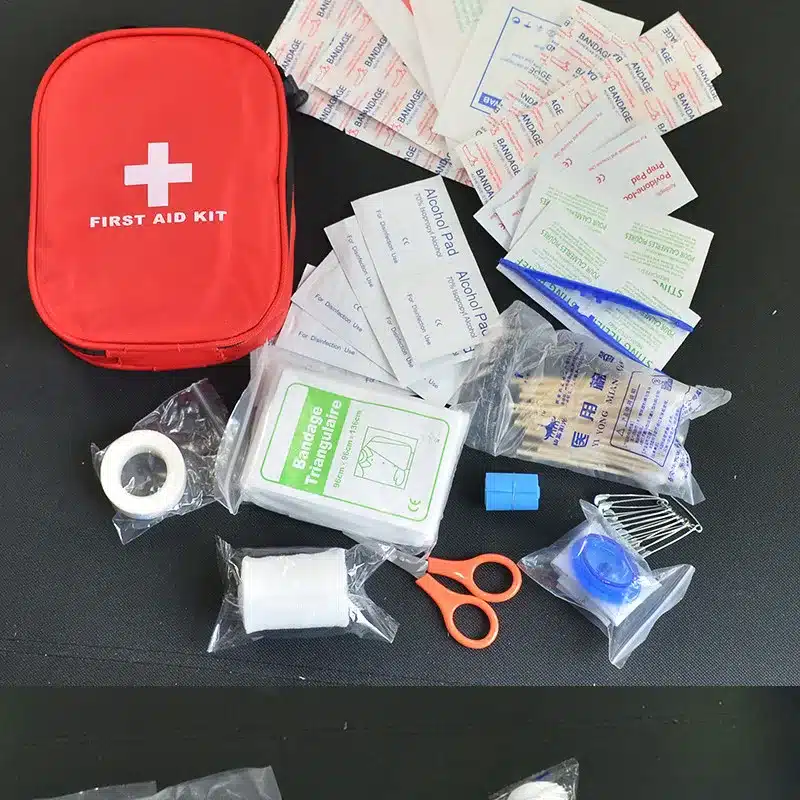 120pcs/pack Safe Camping Hiking Car First Aid Kit Medical Emergency Kit Treatment Pack Outdoor Wilderness Survival 13