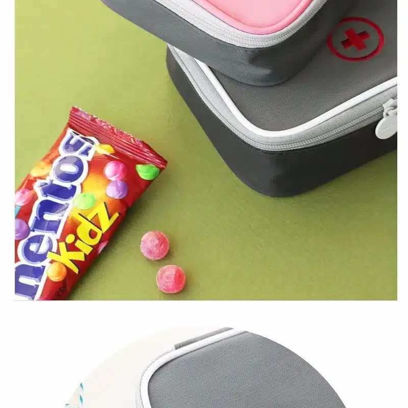 13*10*4cm Cute Mini Portable Medicine Bag First Aid Kit Medical Emergency Kits Organizer Outdoor Household Pill Bag 14