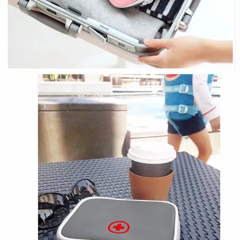 13*10*4cm Cute Mini Portable Medicine Bag First Aid Kit Medical Emergency Kits Organizer Outdoor Household Pill Bag 31