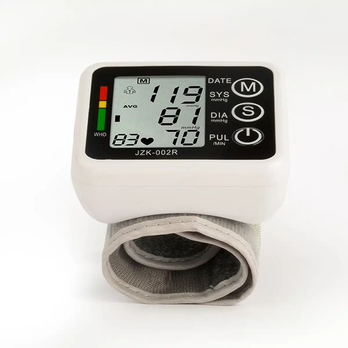 Pulse Meter Digital Lcd Wrist Blood Pressure Arm Monitors Sphygmomanometer Household Health Care Device Medical Electronic 12