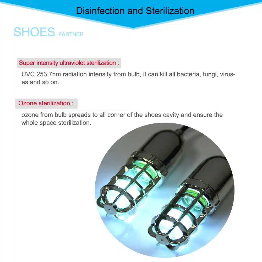 Shoes Boot UV Medical Sterilizer Dryer Warmer Deodorizer Dehumidify Sanitizer With Reset Switch Ultraviolet Ozone Sterilization 3