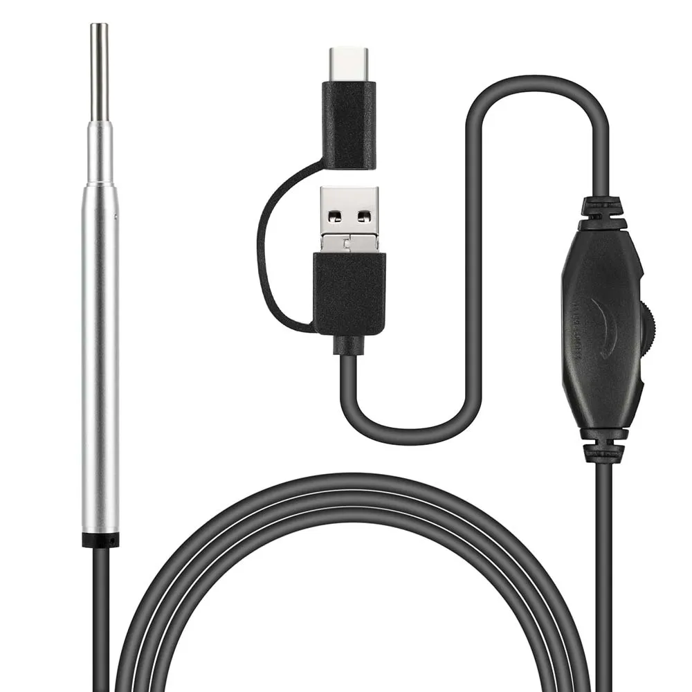 Medical Endoscope Camera 3.9MM Mini Waterproof USB Endoscope Inspection Camera For OTG Android Phone PC Ear Nose Borescope 10