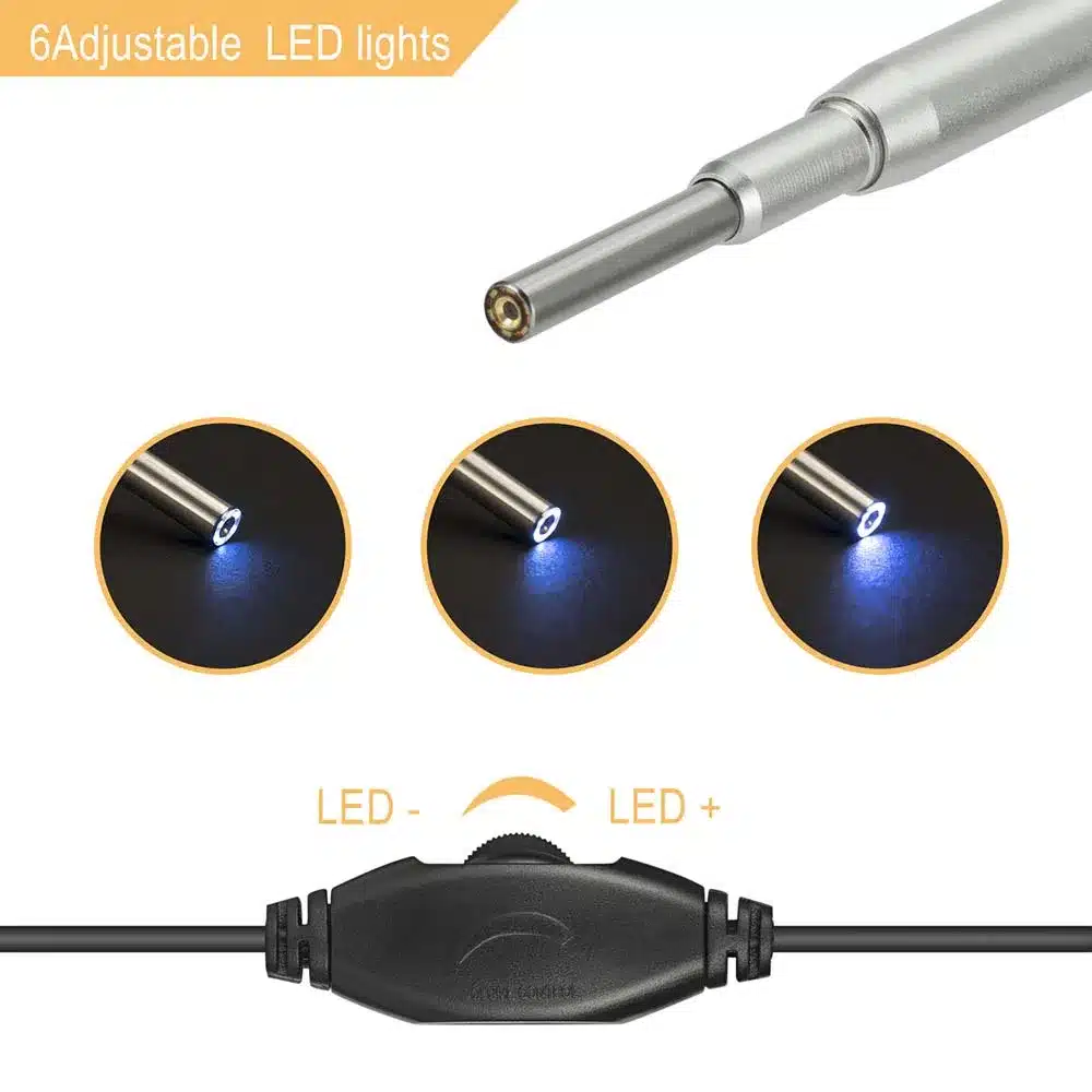 Medical Endoscope Camera 3.9MM Mini Waterproof USB Endoscope Inspection Camera For OTG Android Phone PC Ear Nose Borescope 11