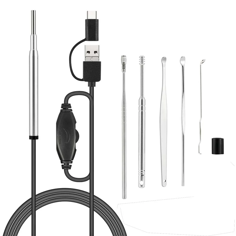 Medical Endoscope Camera 3.9MM Mini Waterproof USB Endoscope Inspection Camera For OTG Android Phone PC Ear Nose Borescope 13