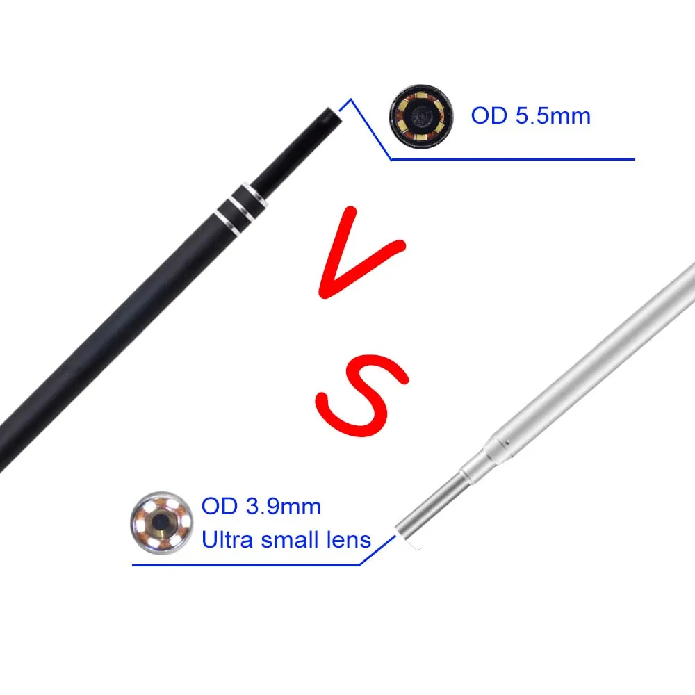 Medical Endoscope Camera 3.9MM Mini Waterproof USB Endoscope Inspection Camera For OTG Android Phone PC Ear Nose Borescope 14