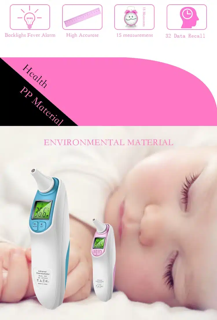 Ear and Forehead Thermometer Professional Precision Infrared Digital Thermometer for Baby Children Adult Medical Thermometer 13