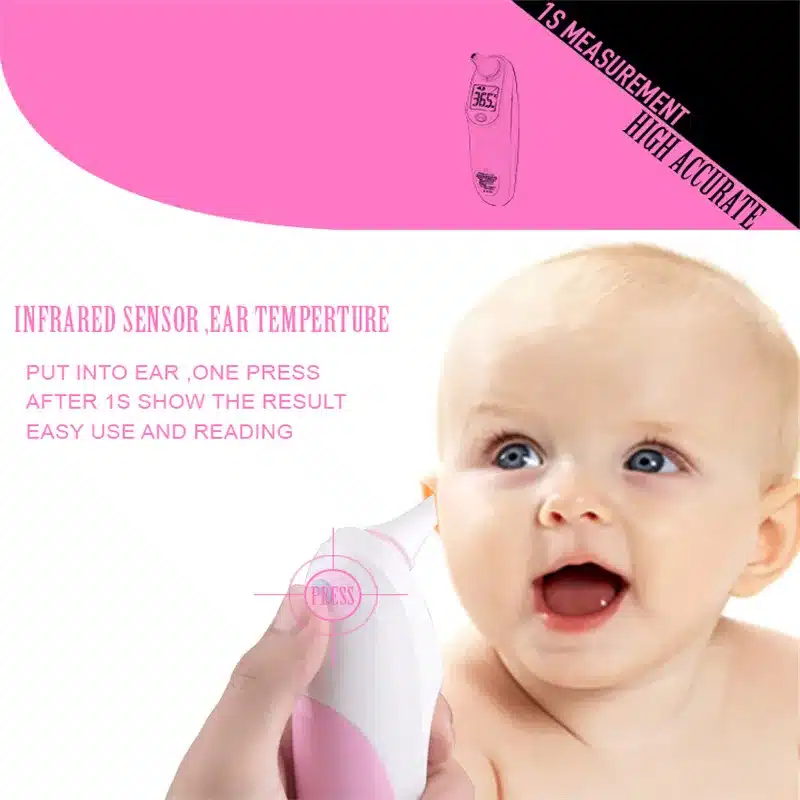Ear and Forehead Thermometer Professional Precision Infrared Digital Thermometer for Baby Children Adult Medical Thermometer 14