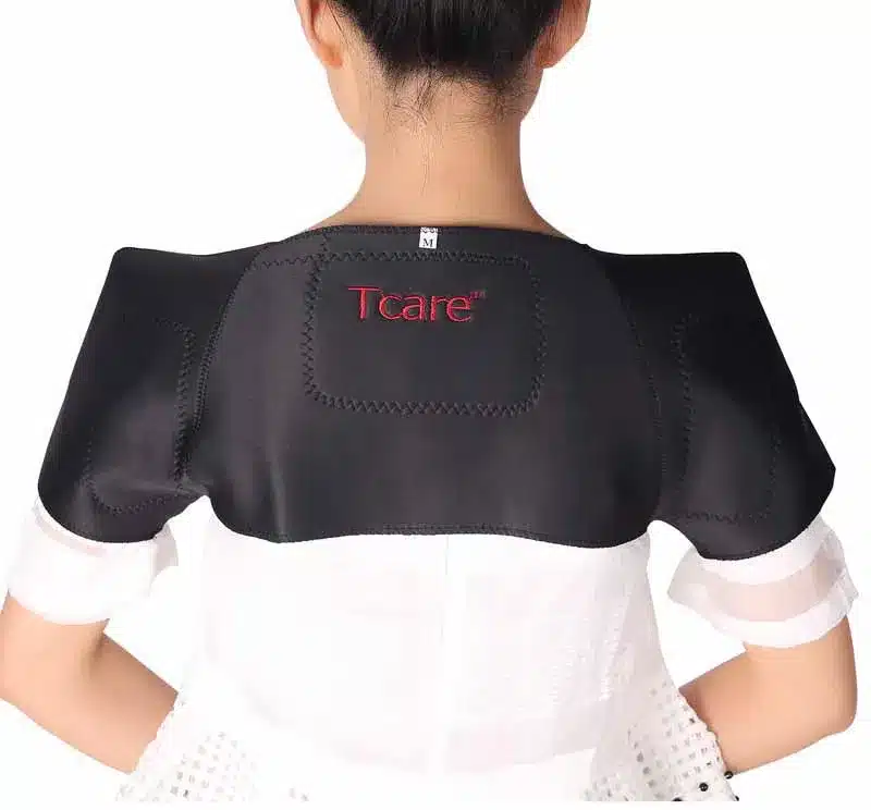 Tcare Pain Relieve Magnetic Therapy Shoulder Protection Spontaneous Heating Massage Tourmaline Shoulder Heating Belt 12