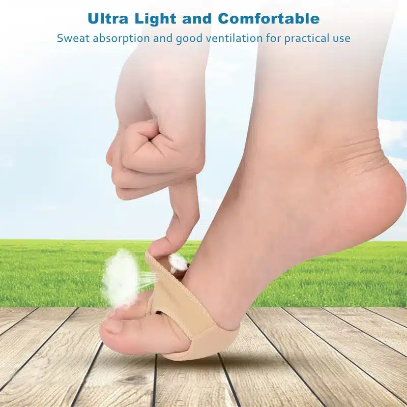 Soumit Comfortable Silicone Gel Half Yard Pads for Relieve Pressure Antislip Protector Relief Foot Pain Antalgic Massage Insoles 15