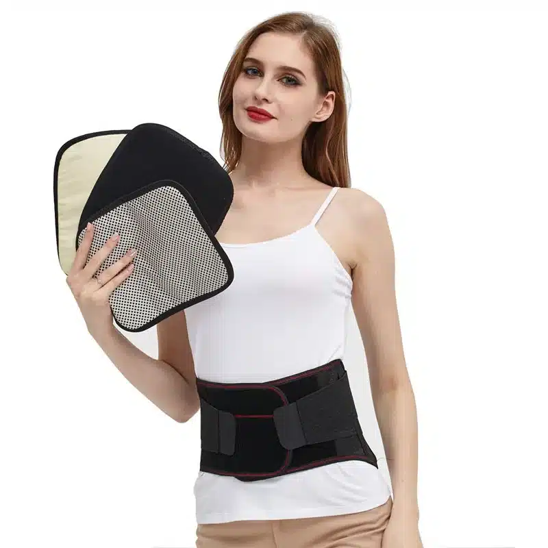 Tcare Lumbar Back Waist Brace Support Belt - Helps Relieve Lower Back Pain with Sciatica, Scoliosis Herniated and Slipped Discs 1