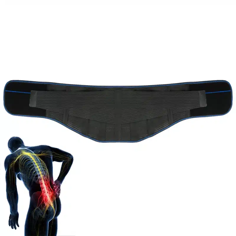 Tcare Lumbar Back Waist Brace Support Belt - Helps Relieve Lower Back Pain with Sciatica, Scoliosis Herniated and Slipped Discs 2