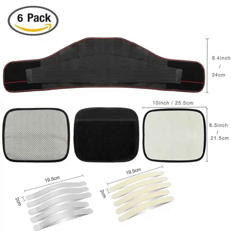 Tcare Lumbar Back Waist Brace Support Belt - Helps Relieve Lower Back Pain with Sciatica, Scoliosis Herniated and Slipped Discs 5
