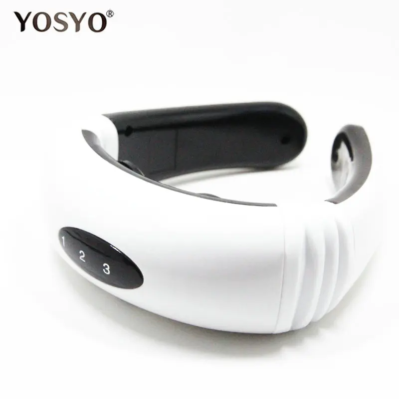 Electric Pulse Back and Neck Massager Far Infrared Heating Pain Relief Tool Health Care Relaxation 10