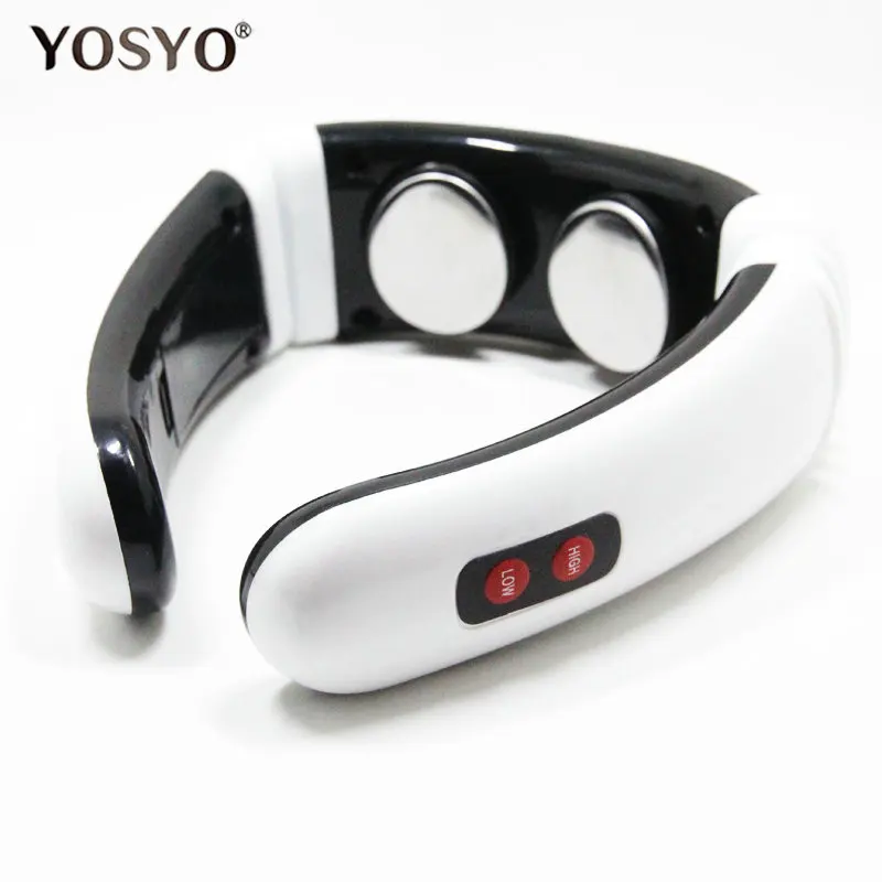 Electric Pulse Back and Neck Massager Far Infrared Heating Pain Relief Tool Health Care Relaxation 11