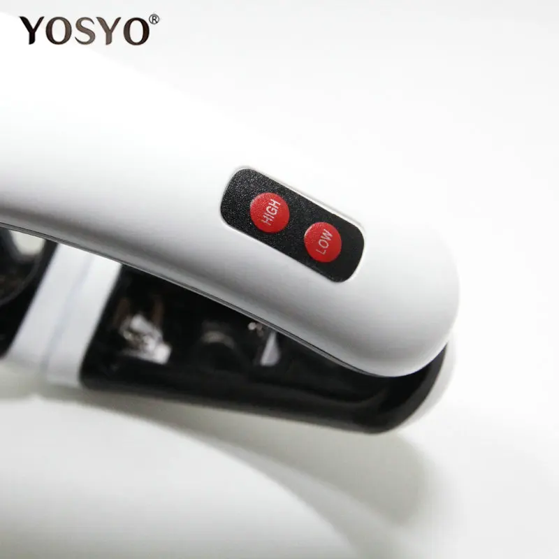 Electric Pulse Back and Neck Massager Far Infrared Heating Pain Relief Tool Health Care Relaxation 16