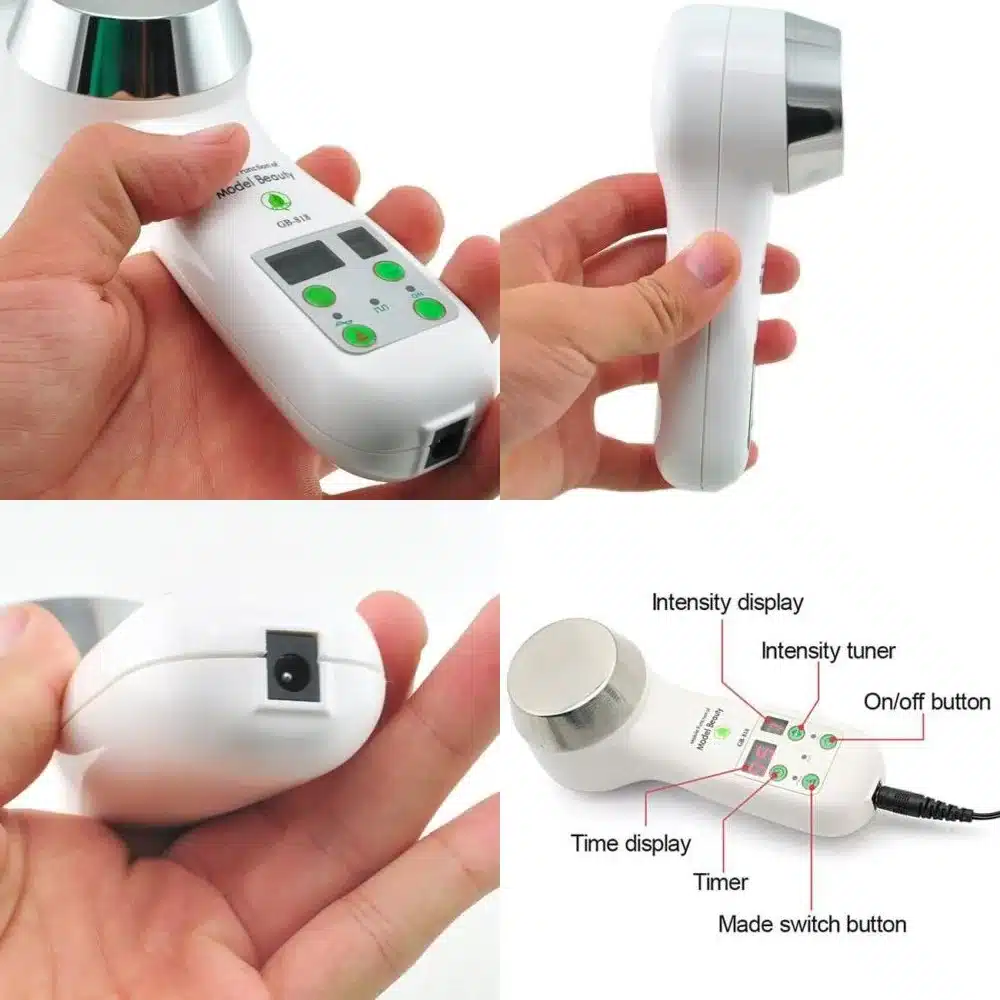 1MHz Ultrasonic Slimming Massage Cavitation Ultrasound Therapy Weight Loss Fat Burning Massager Facial Skin Rejuvenating Device 17