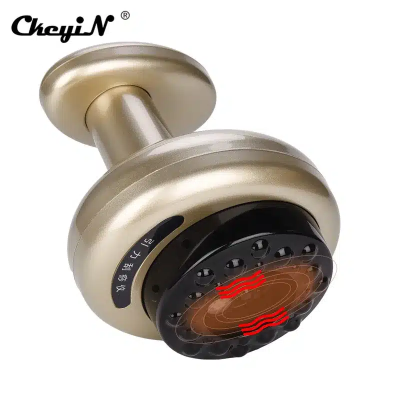 Electronic Negative Pressure Acupuncture Therapy Meridian Scraping Heat Body Suction Detoxification Dredging Waist Leg Massager 14