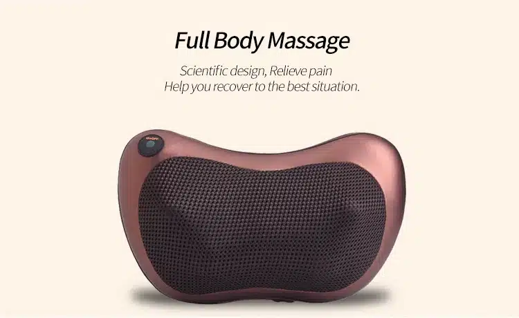 Superman electric shiatsu massage pillow massager neck back cervical car home neck pillow body machine magnetic heat therapy 10