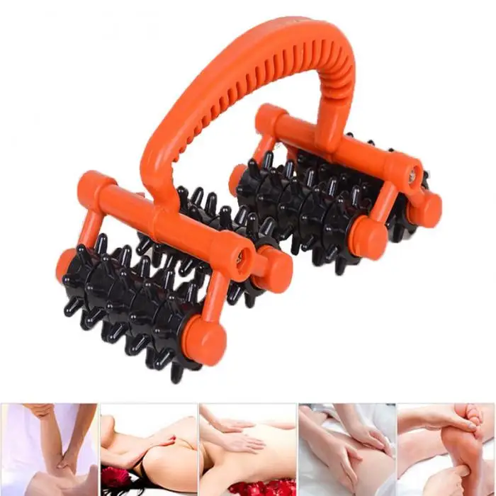 Manual Lymphatic Massage Systemic Acupoint Foot Roller Massager Ball Cervical Vertebra Massage Wheel SN-Hot 2