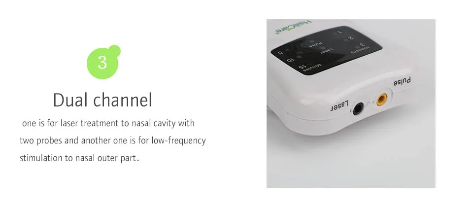 Nose Care Rhinitis Therapy Allergy Reliever Low Frequency Laser Nasal Congestion Sinusitis Snoring Treatment Device Massager 15