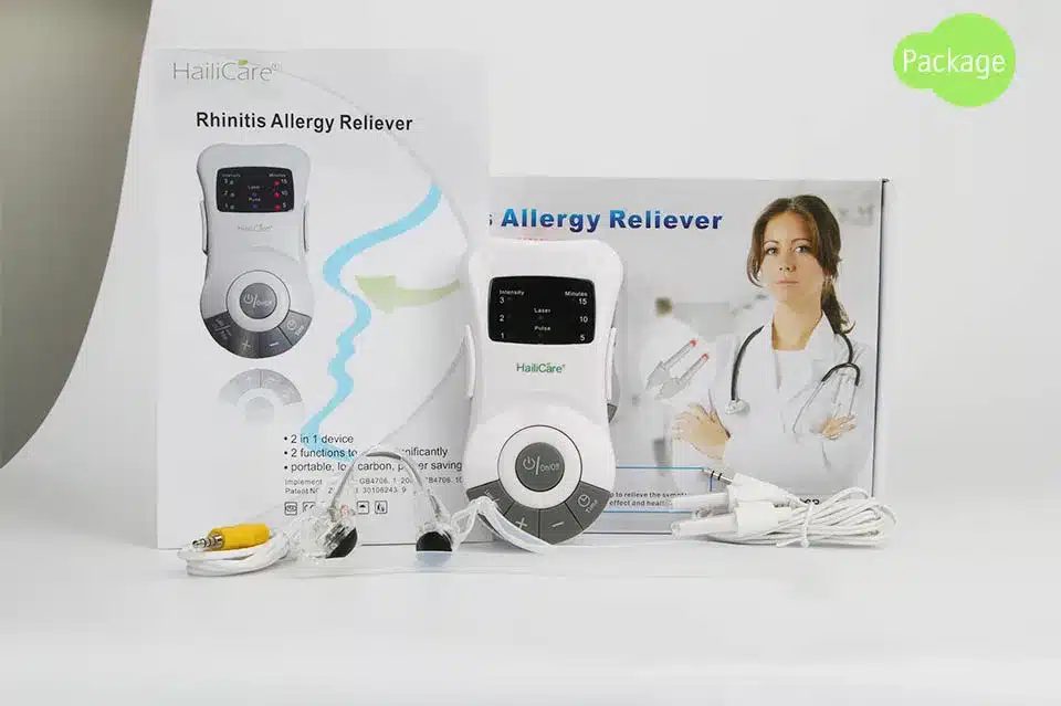 Nose Care Rhinitis Therapy Allergy Reliever Low Frequency Laser Nasal Congestion Sinusitis Snoring Treatment Device Massager 16