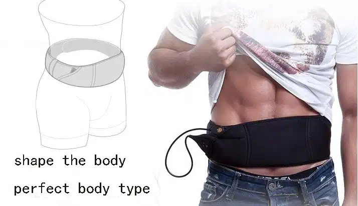 10 modes Muscle stimulator slimming massage belt Male Abdominal Muscle Toner Core Abs Workout Belt EMS train belt with 150 level 9