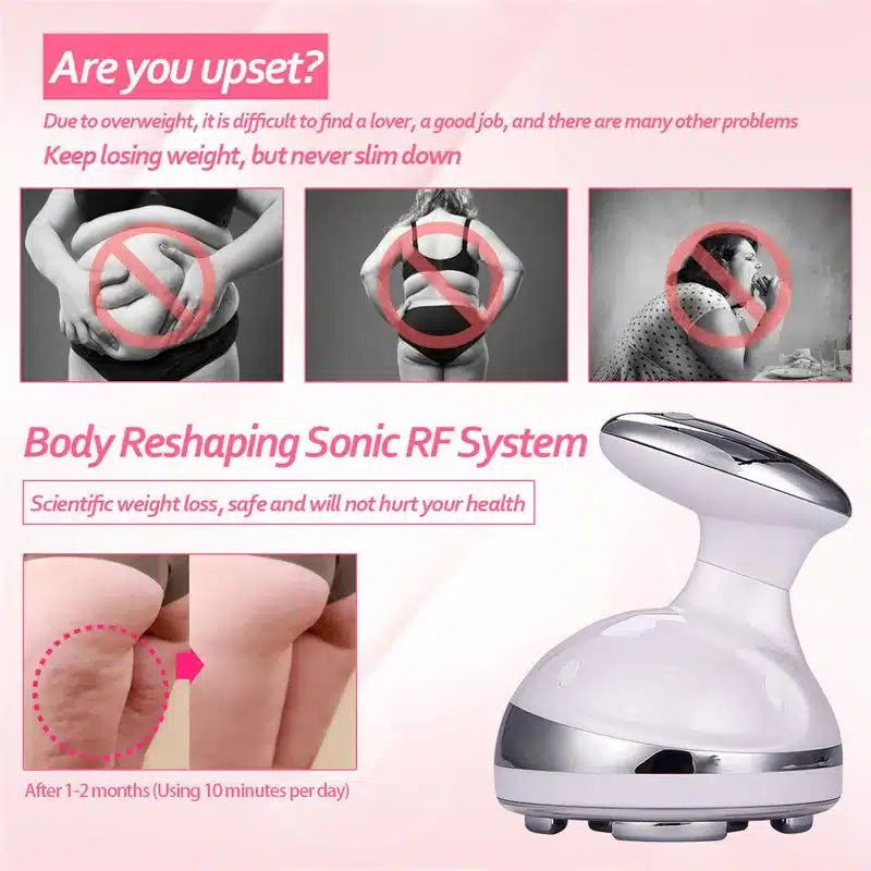 RF Cavitation Ultrasonic Slimming Massager LED Fat Burner Anti Cellulite Lipo Device Skin Tightening Weight Loss Beauty Machine 14